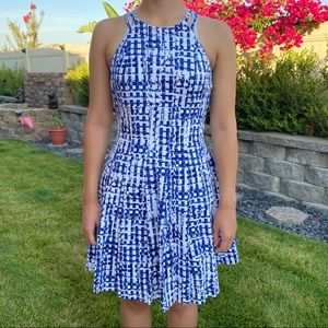 Guess Abstract Halter Dress